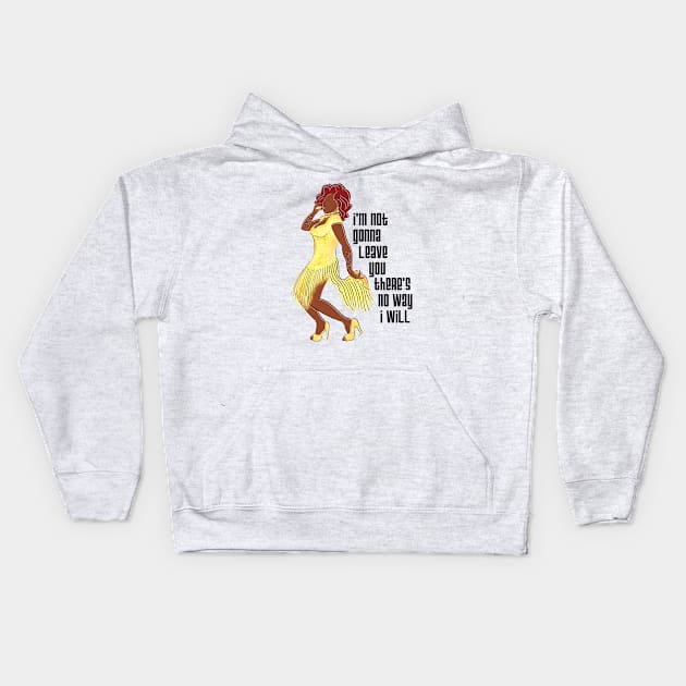 Chi Chi DeVayne (White Background) Kids Hoodie by fsketchr